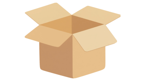 graphic of a cardboard box